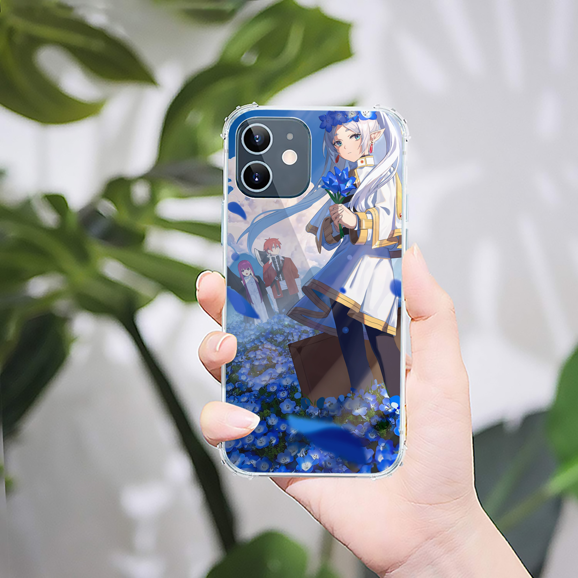 （画像用） 葬送のフリーレン Frieren 【iPhone 12シリーズ対応】透明スマホケース（クリアソフトケース）